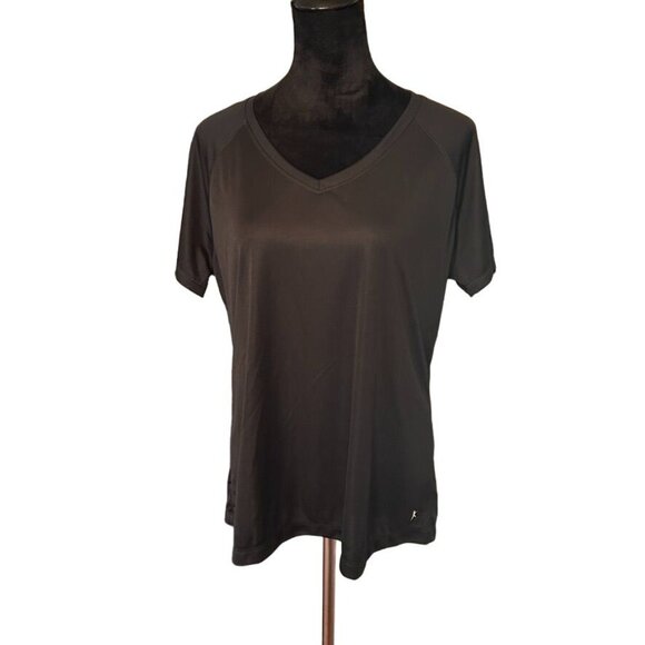 Danskin Now Loose Fit V-Neck Raglan Tee Shirt XXL/2XG (20) - Picture 1 of 4
